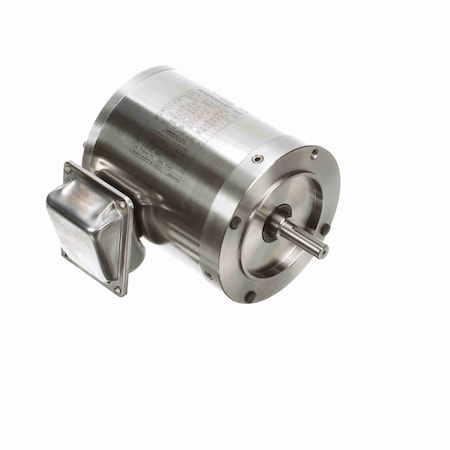 Leeson General Purpose Motor, 0.33 HP, 3 Ph, 60 Hz, 208-230/460 V, 1800 RPM, 56C Frame, TENV 191202.00